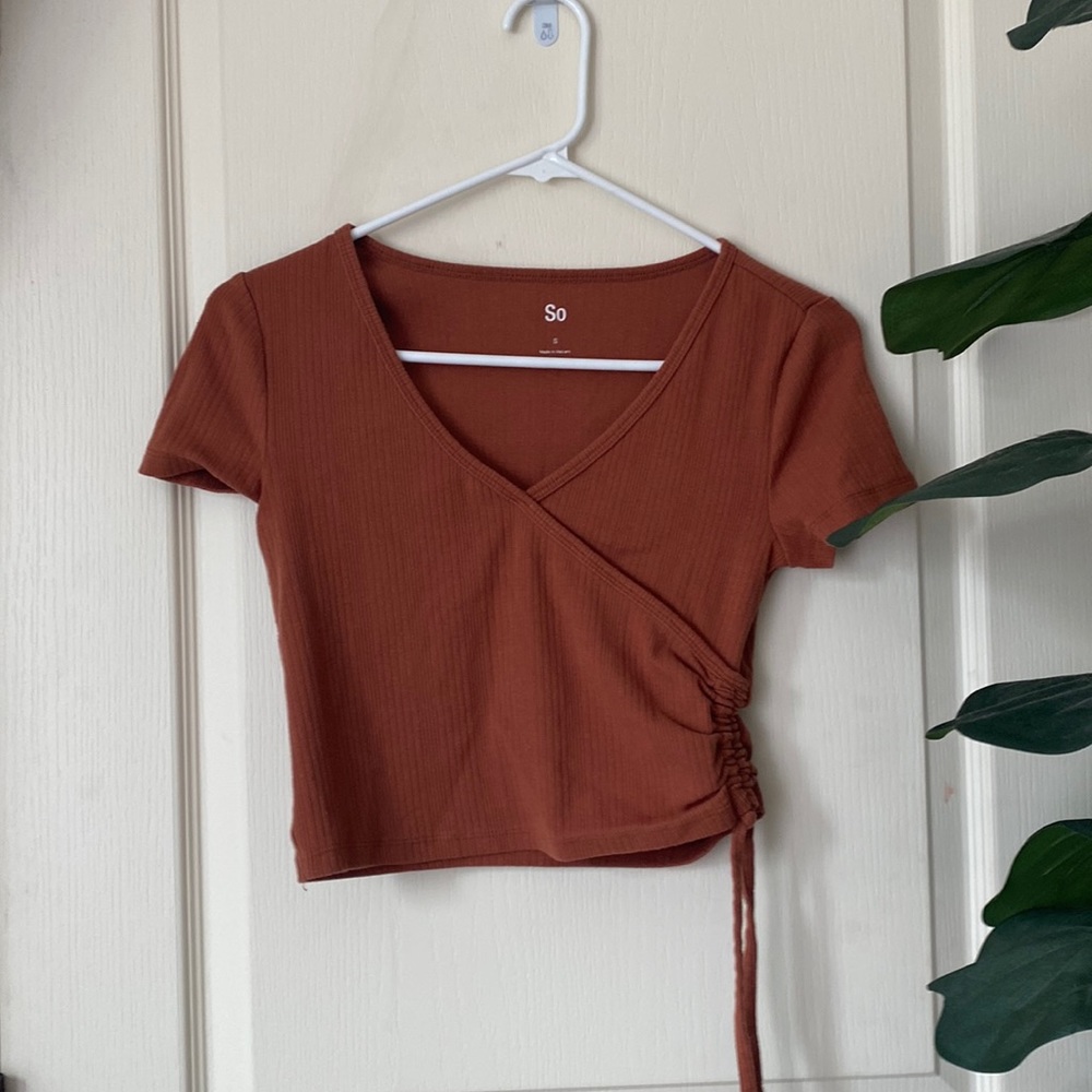 Cropped Rust Shirt